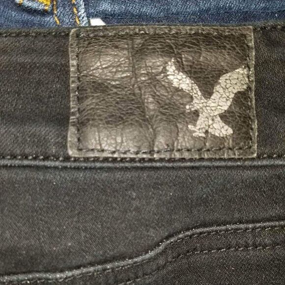 American Eagle Black 360 Super Stretch Hi Rise Jeggins Size 8Short - Picture 11 of 11